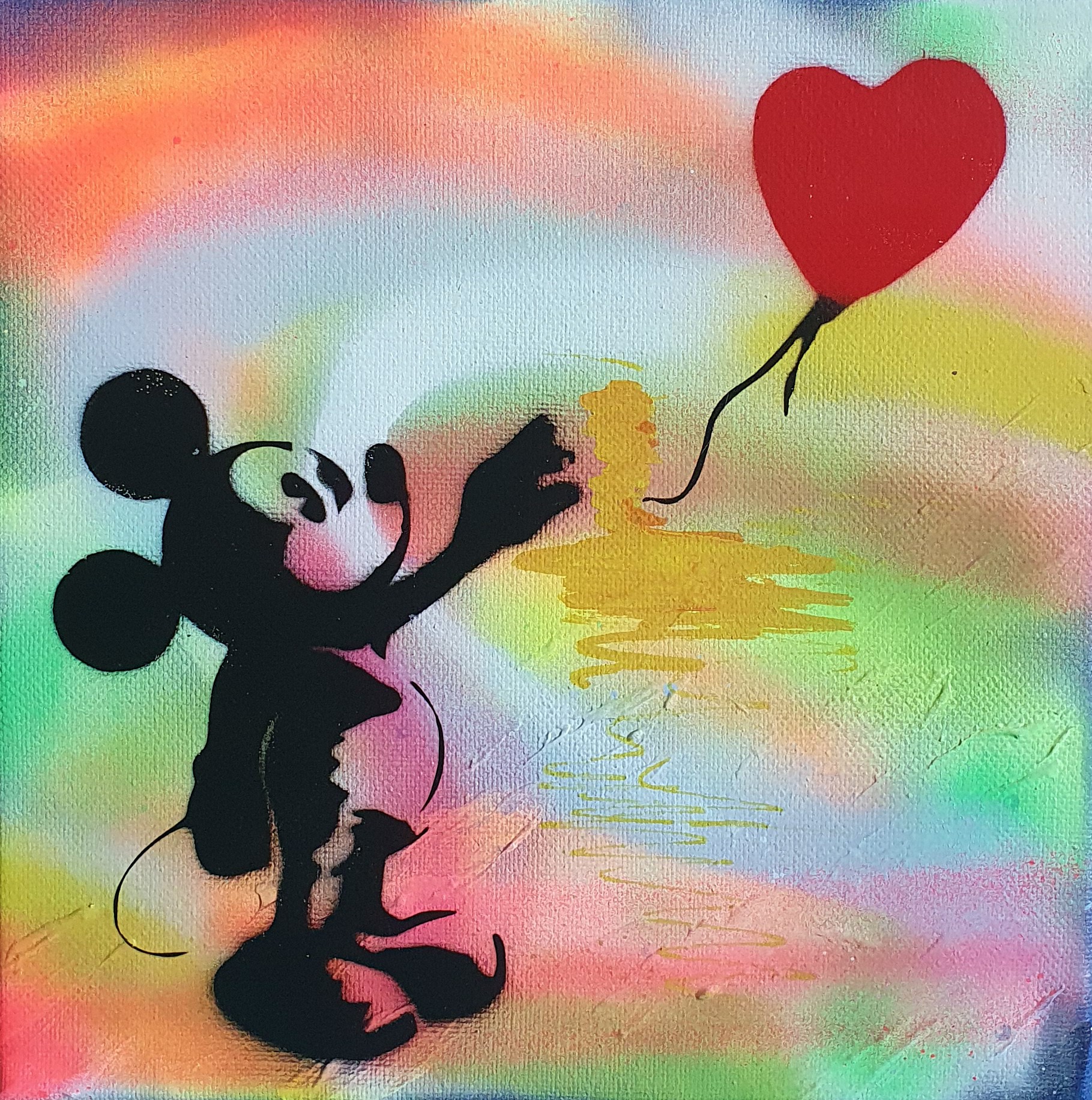 PyB, Mickey au ballon coeur PyB, Mickey au ballon coeur