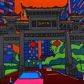 Gemälde, Shenzhen. New Neighborhood., Vadym Mykhalchuk