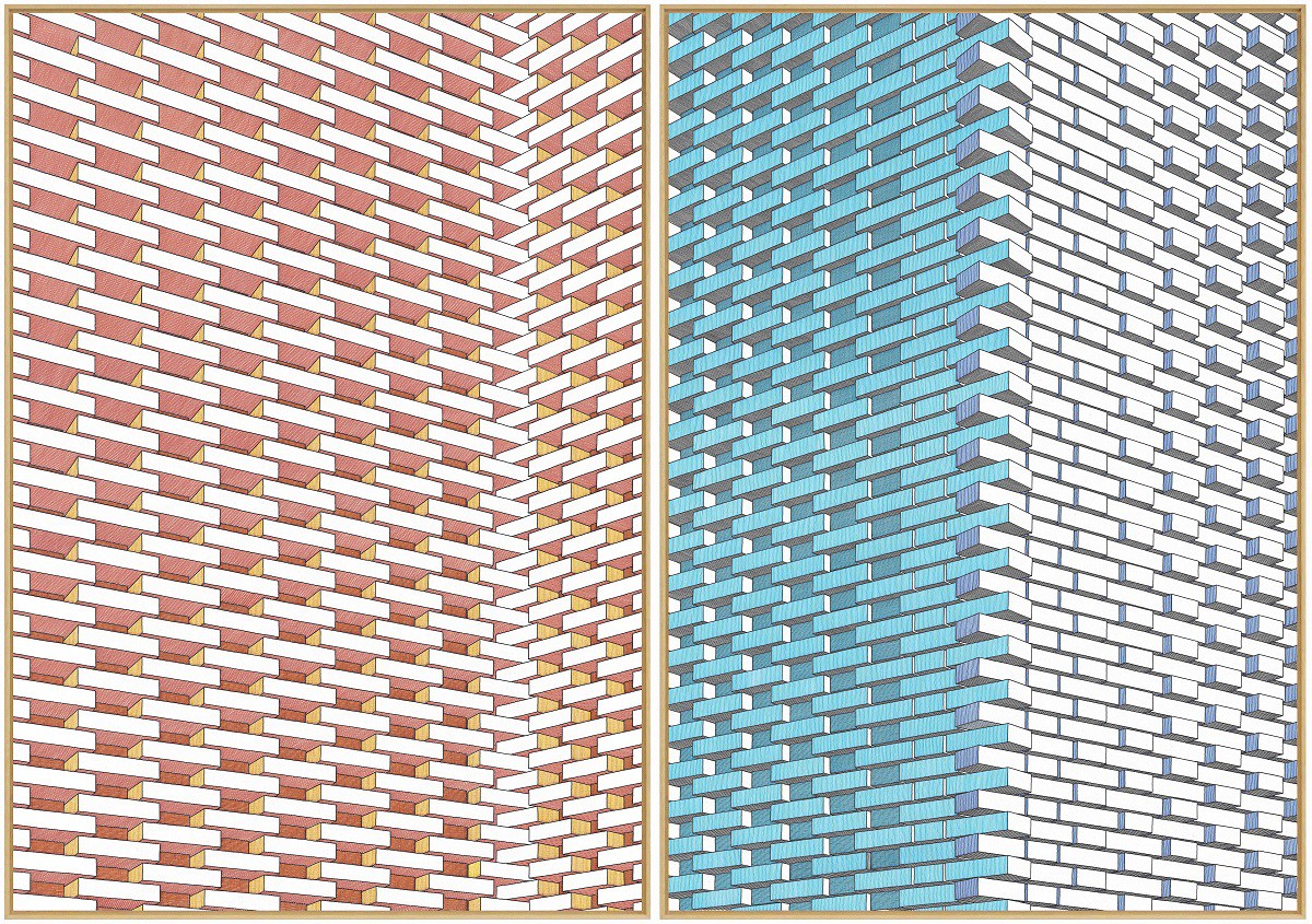 Rodrigo Spinel, Aparejo #1 and #2 Diptych Rodrigo Spinel, Aparejo #1 and #2 Diptych