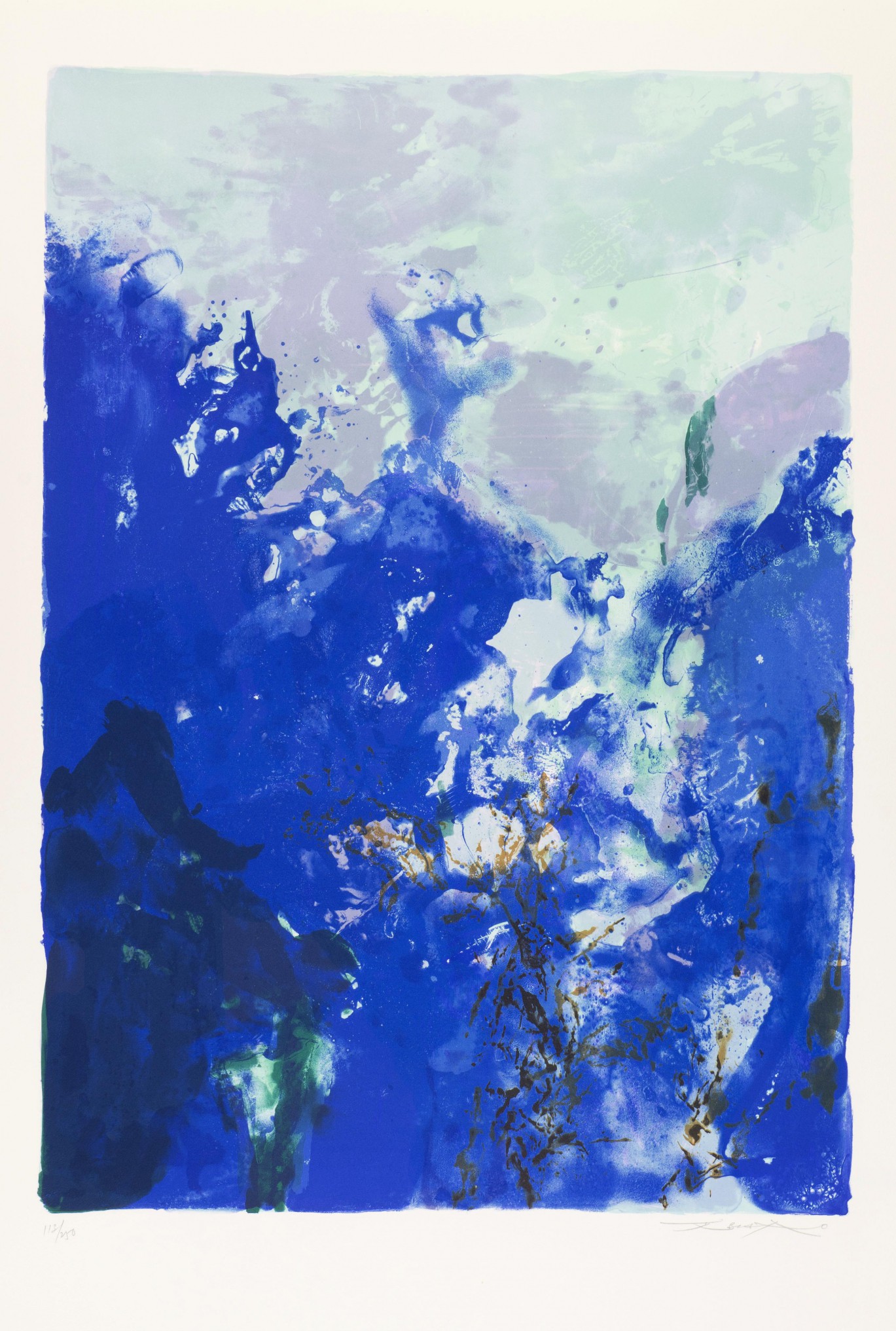 Zao Wou-Ki, Composition Zao Wou-Ki, Composition