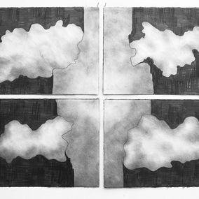 Fine Art Drawings, Four Clouds, Robbie Cornelissen