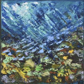 Gemälde, Yellow Coral Reef, Olga Nikitina