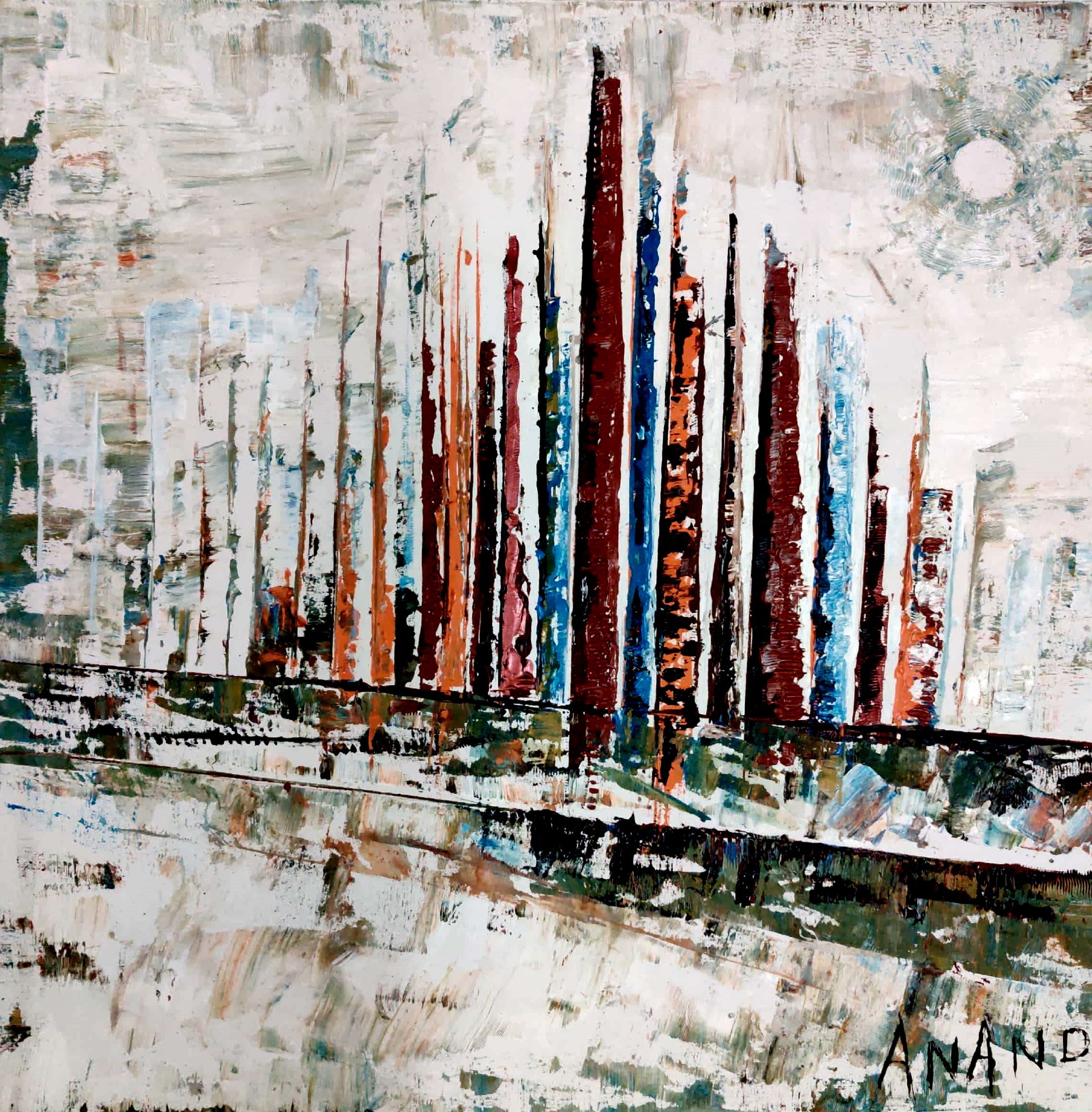 Anand Manchiraju, City Abstraction -7 Anand Manchiraju, City Abstraction -7