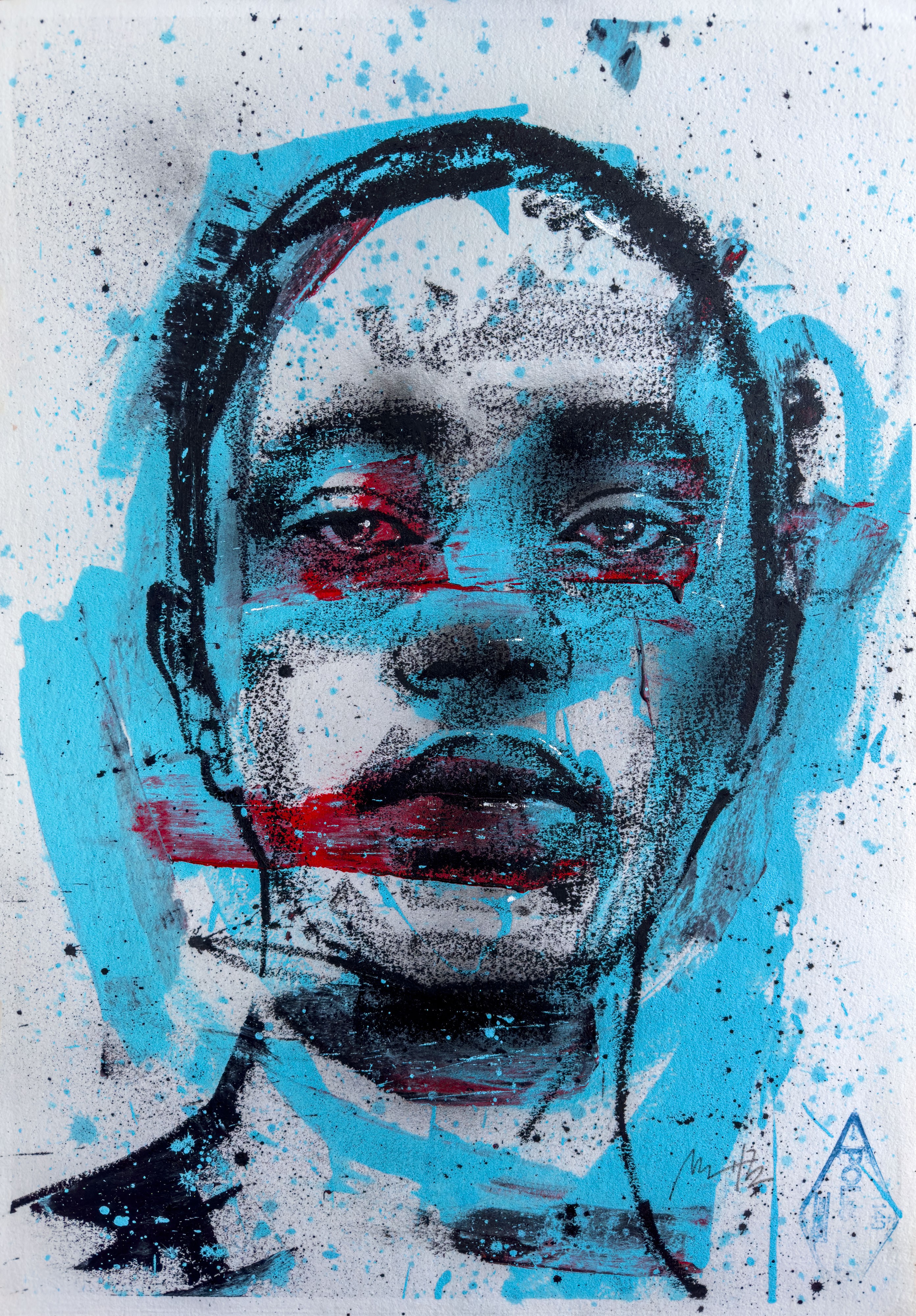 Mario Henrique, Untitled Portrait Drawing No. 1 Mario Henrique, Untitled Portrait Drawing No. 1