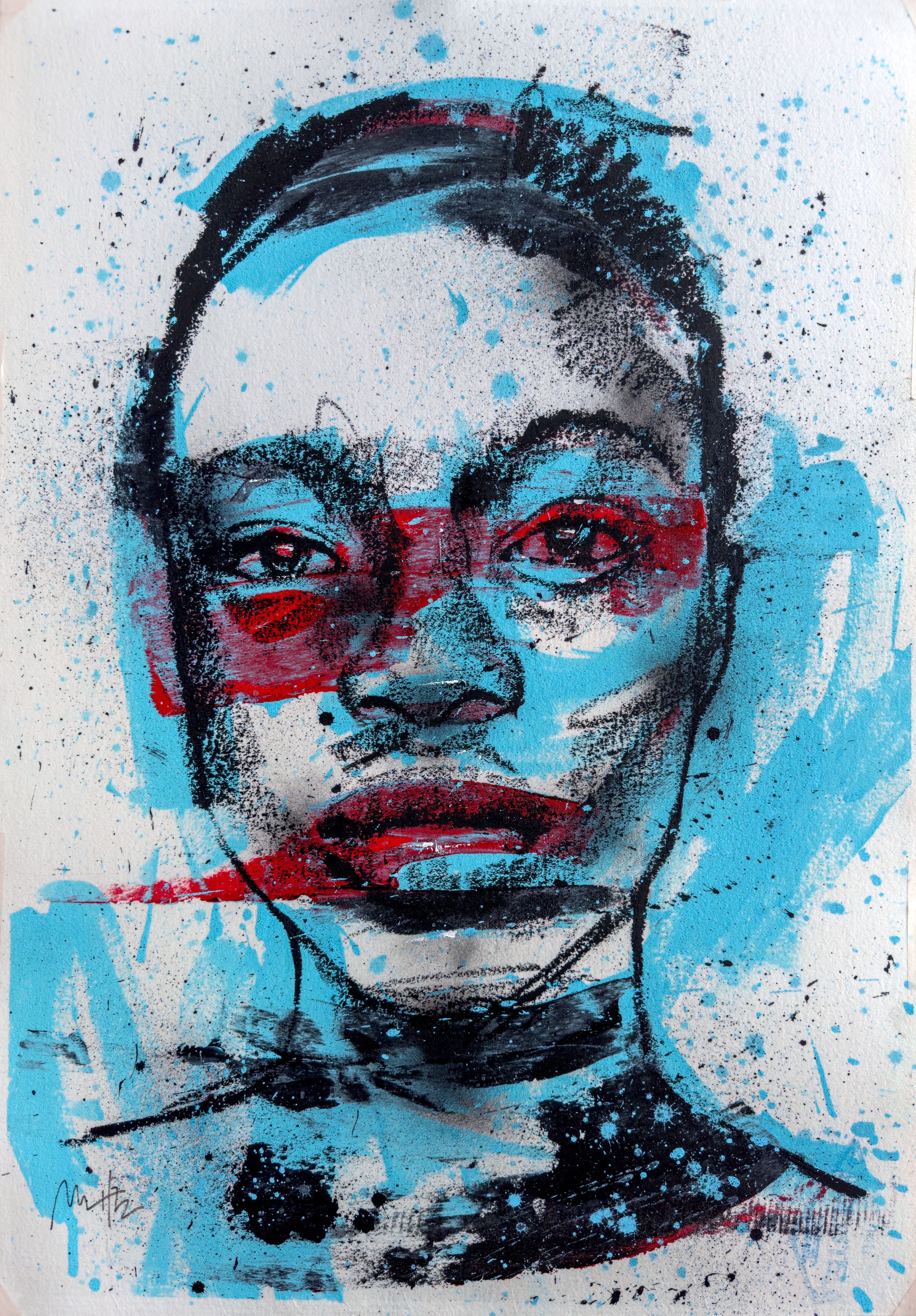 Mario Henrique, Untitled Portrait Drawing No. 5 Mario Henrique, Untitled Portrait Drawing No. 5