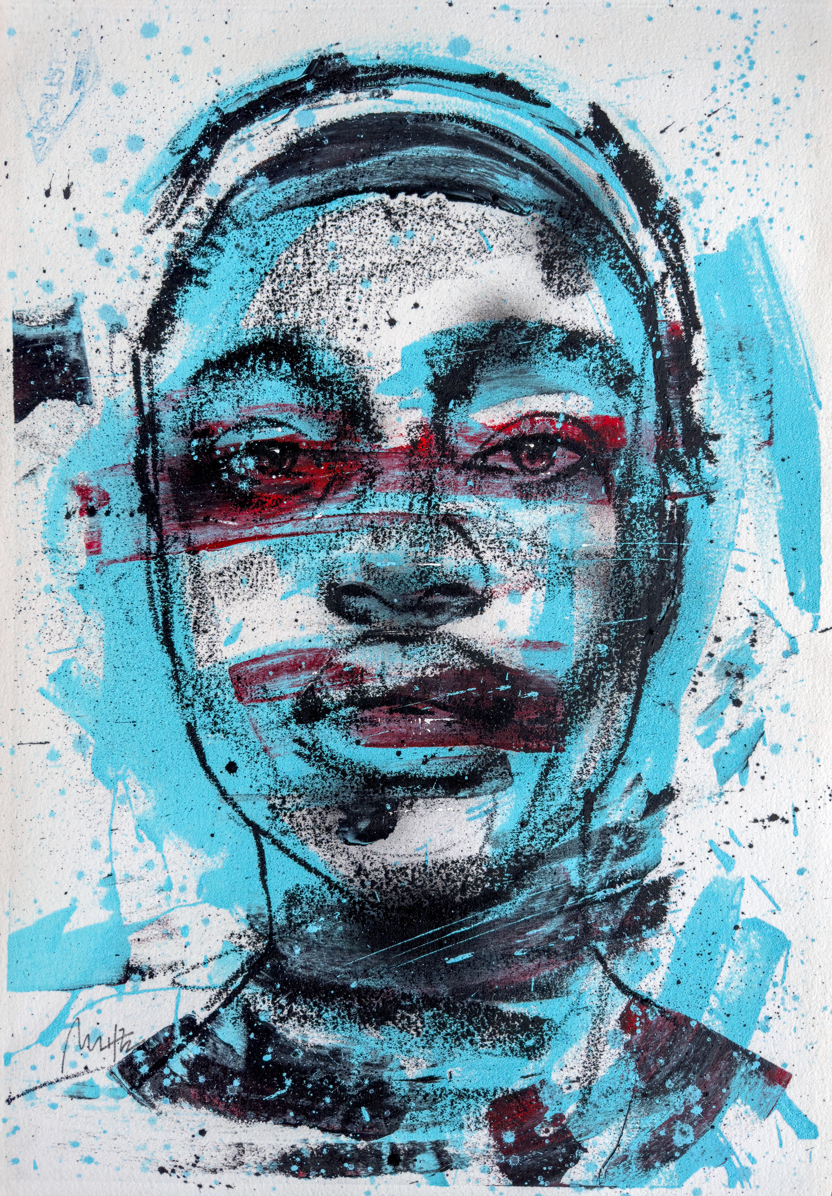 Mario Henrique, Untitled Portrait Drawing No. 4 Mario Henrique, Untitled Portrait Drawing No. 4