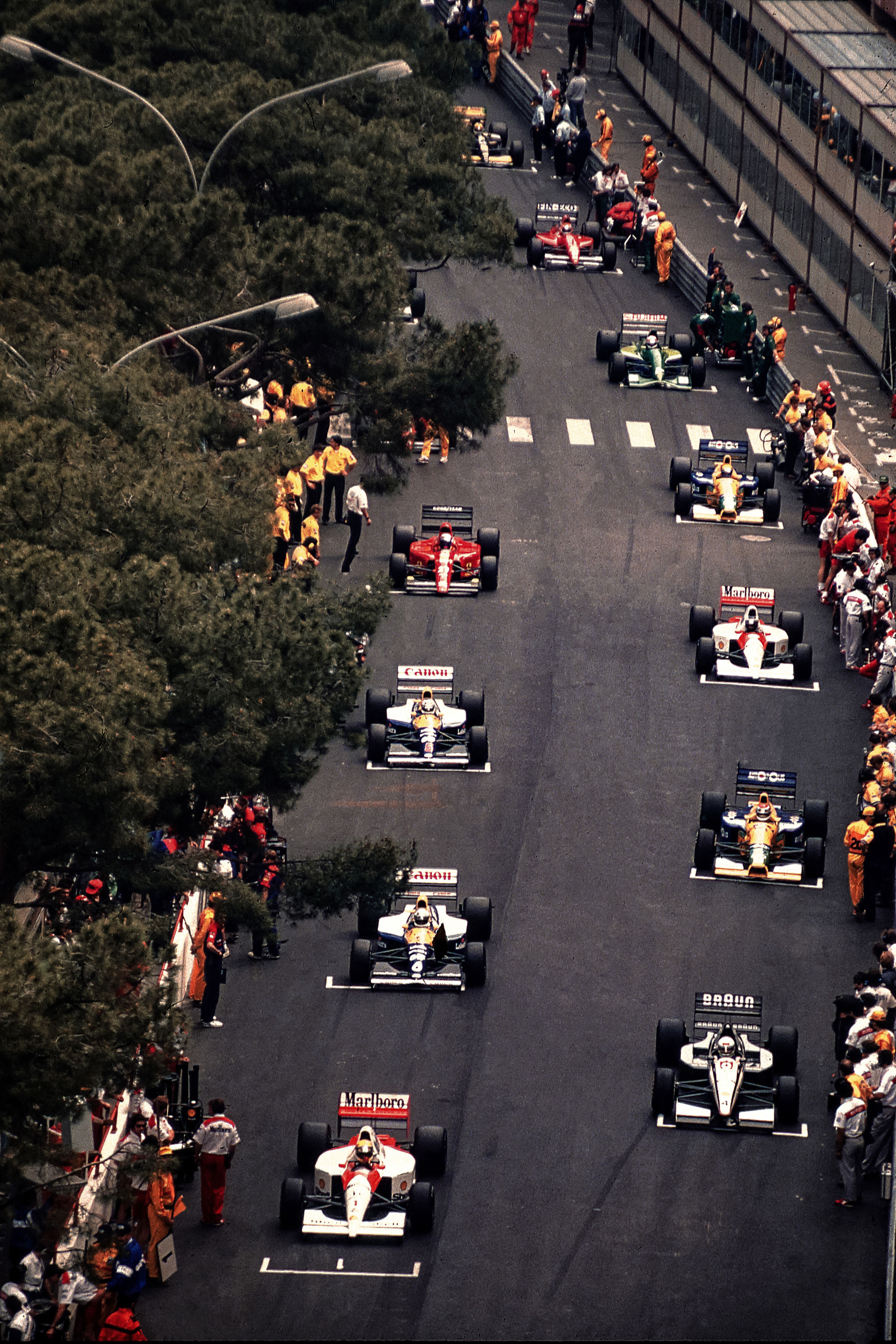 Dominique Leroy, Start GP Monaco 1993 Dominique Leroy, Start GP Monaco 1993