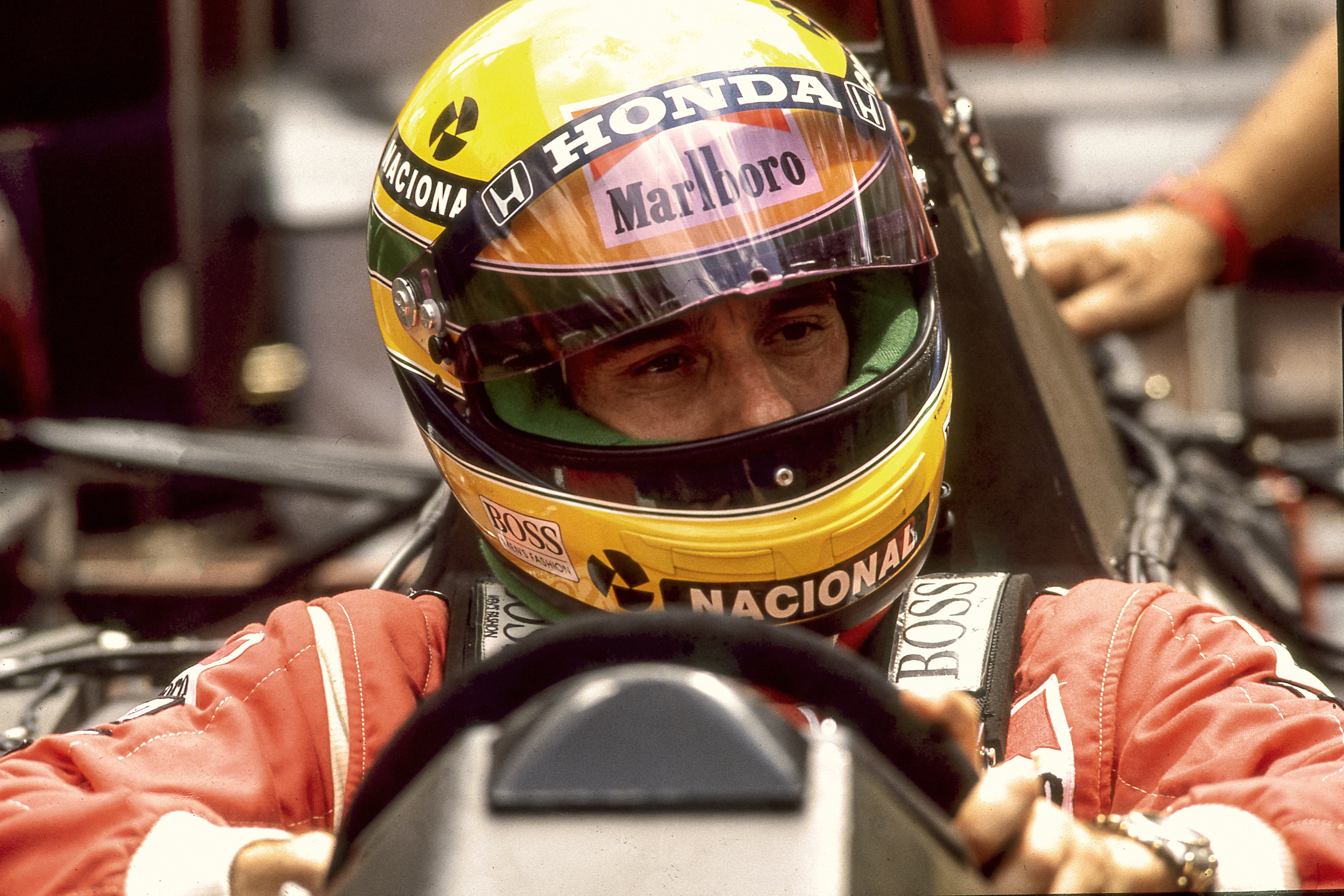 Dominique Leroy, Le concentration, avant la tempête. Senna Dominique Leroy, Le concentration, avant la tempête. Senna