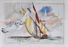 Tartanes à Cadaques, Jacques Dupuy