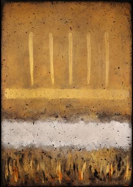 Painting, Golden sticks, Filip Pavlik