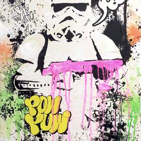 JP Malot, Trooper from the street on canvas JP Malot, Trooper from the street on canvas