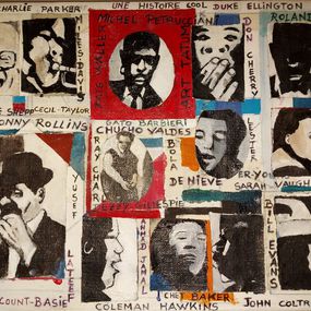 Painting, Soulful Jazz, Moise Cohen