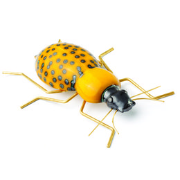 Beetle Ceramic Sculpture - Yellow, Mambo Unlimited