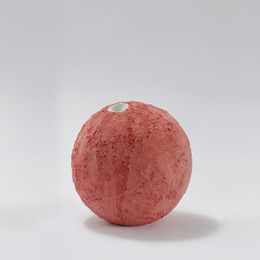 Short gea ceramic vase - Regular - Red, Claudio Pulicati