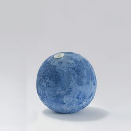 Short gea ceramic vase - Regular - Blue, Claudio Pulicati