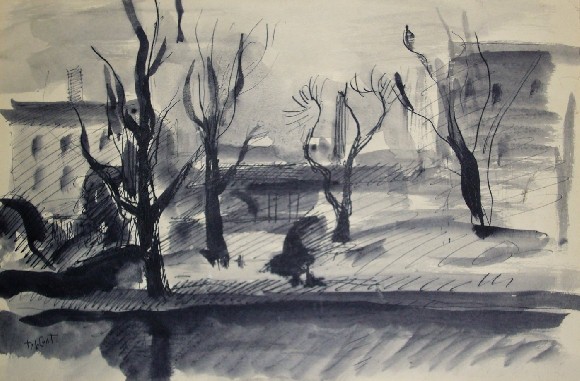 Pierre Tal-Coat, Paysage d'hiver Pierre Tal-Coat, Paysage d'hiver