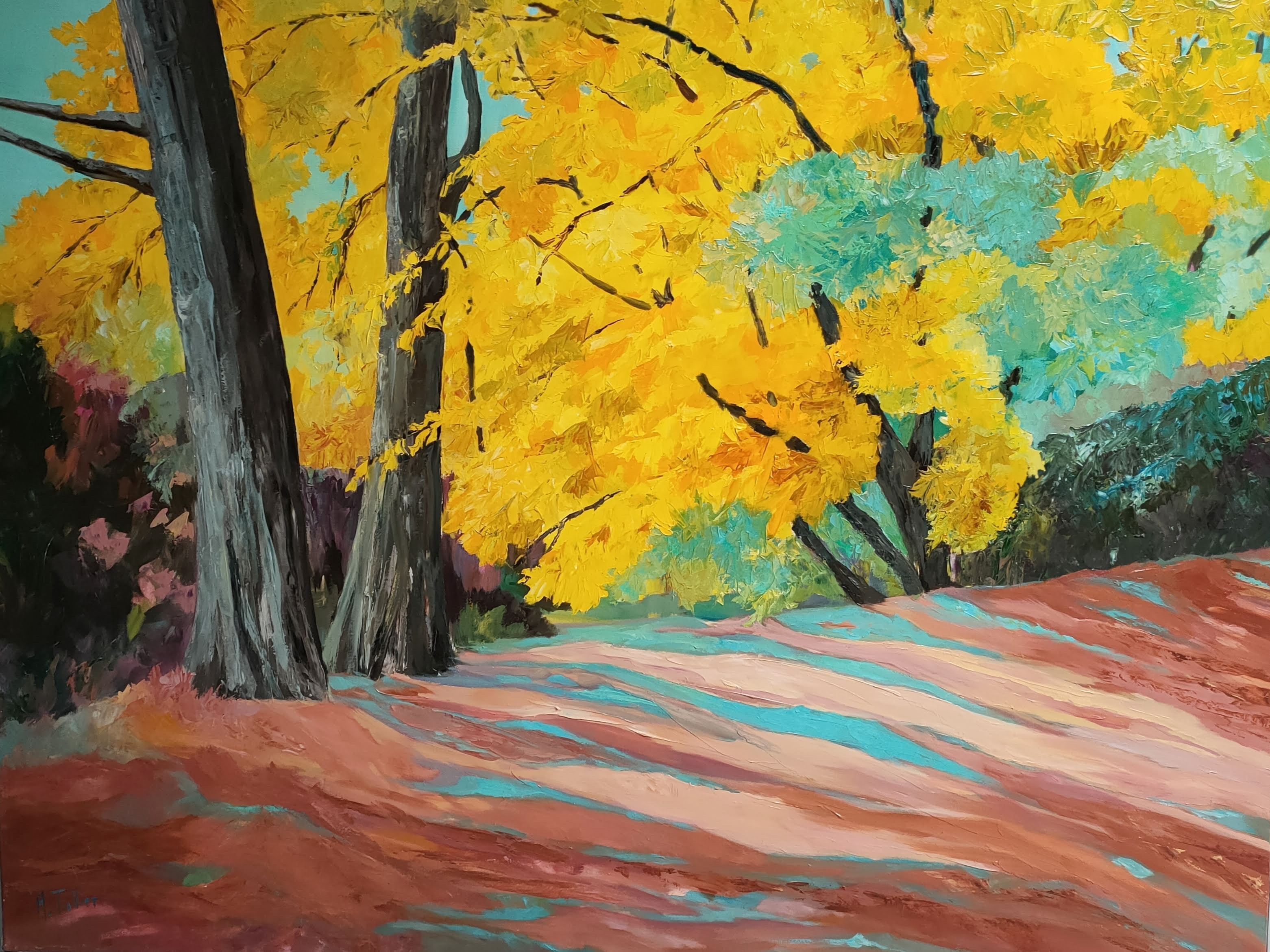 Agnès Tiollier, Automne au parc II Agnès Tiollier, Automne au parc II