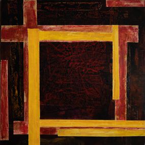 Painting, La Porte Jaune, Jean-Luc Veret