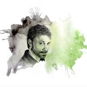 Peinture, Aquarelle graphique 10, Agathe Wagner
