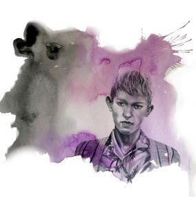 Peinture, Aquarelle graphique 3, Agathe Wagner