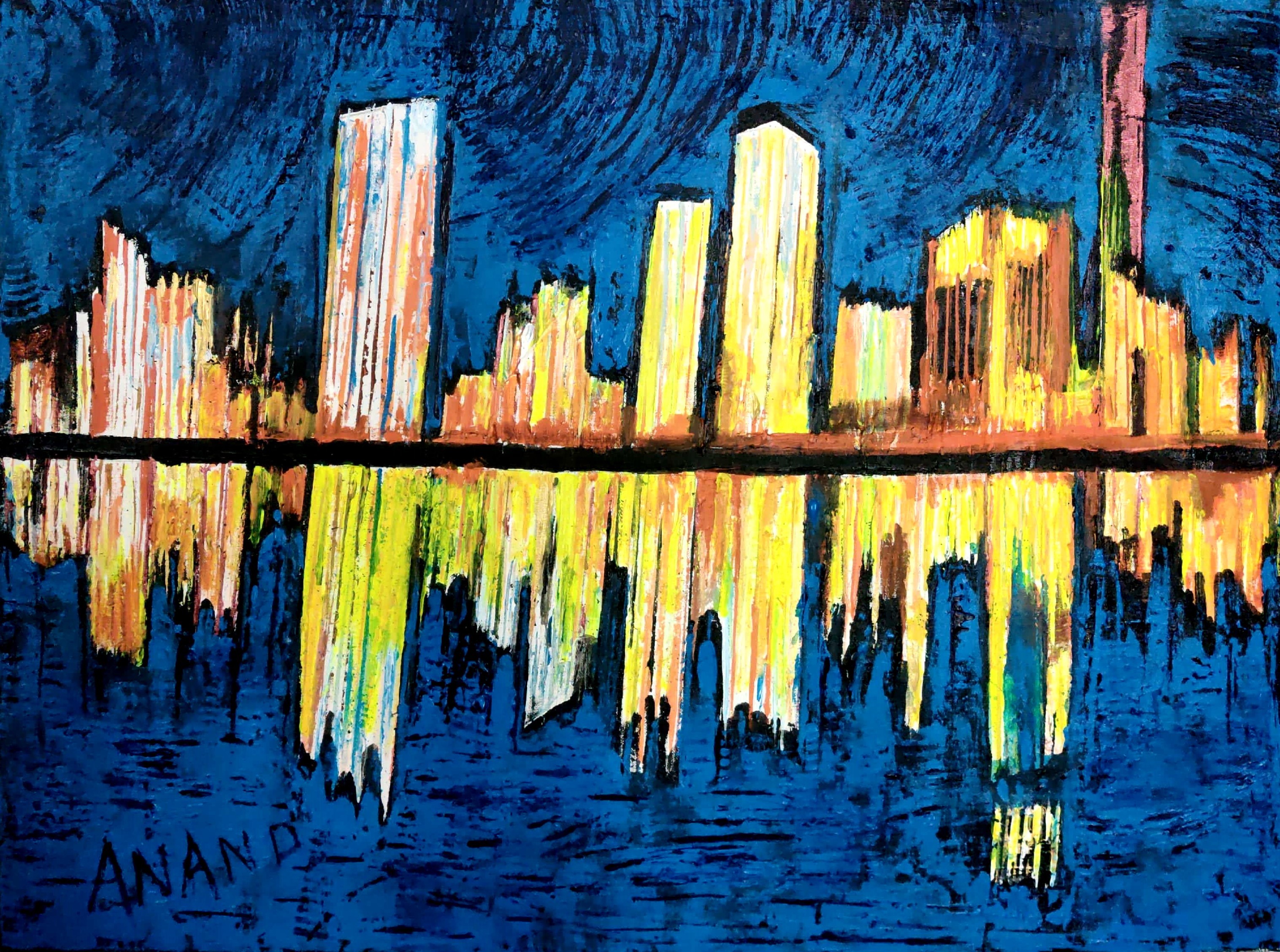Anand Manchiraju, City Abstraction-10 Anand Manchiraju, City Abstraction-10