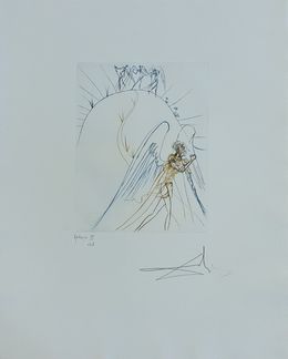 Le paradis terrestre- G- La fuite de Satan, Salvador Dali