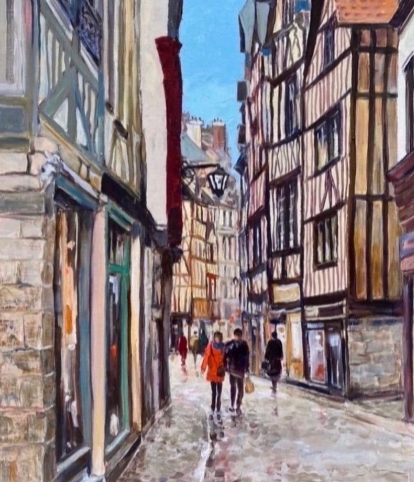 Bernard Guilain, Le Vieux Rouen Rue Damiette Bernard Guilain, Le Vieux Rouen Rue Damiette