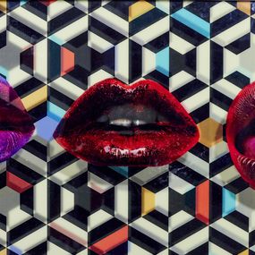 Print, Three lips, James Chiew