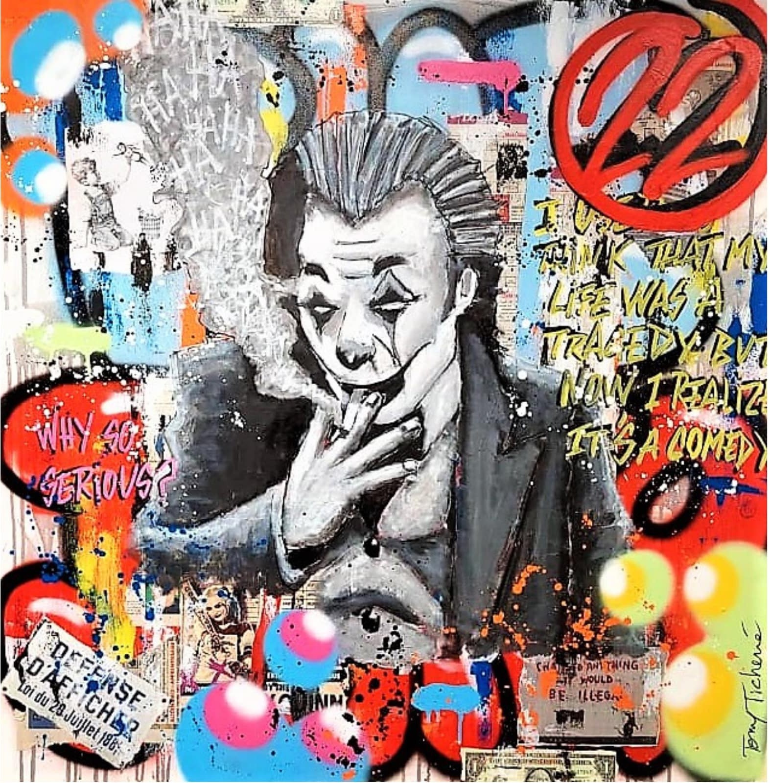 Tony Tichene, the joker Tony Tichene, the joker