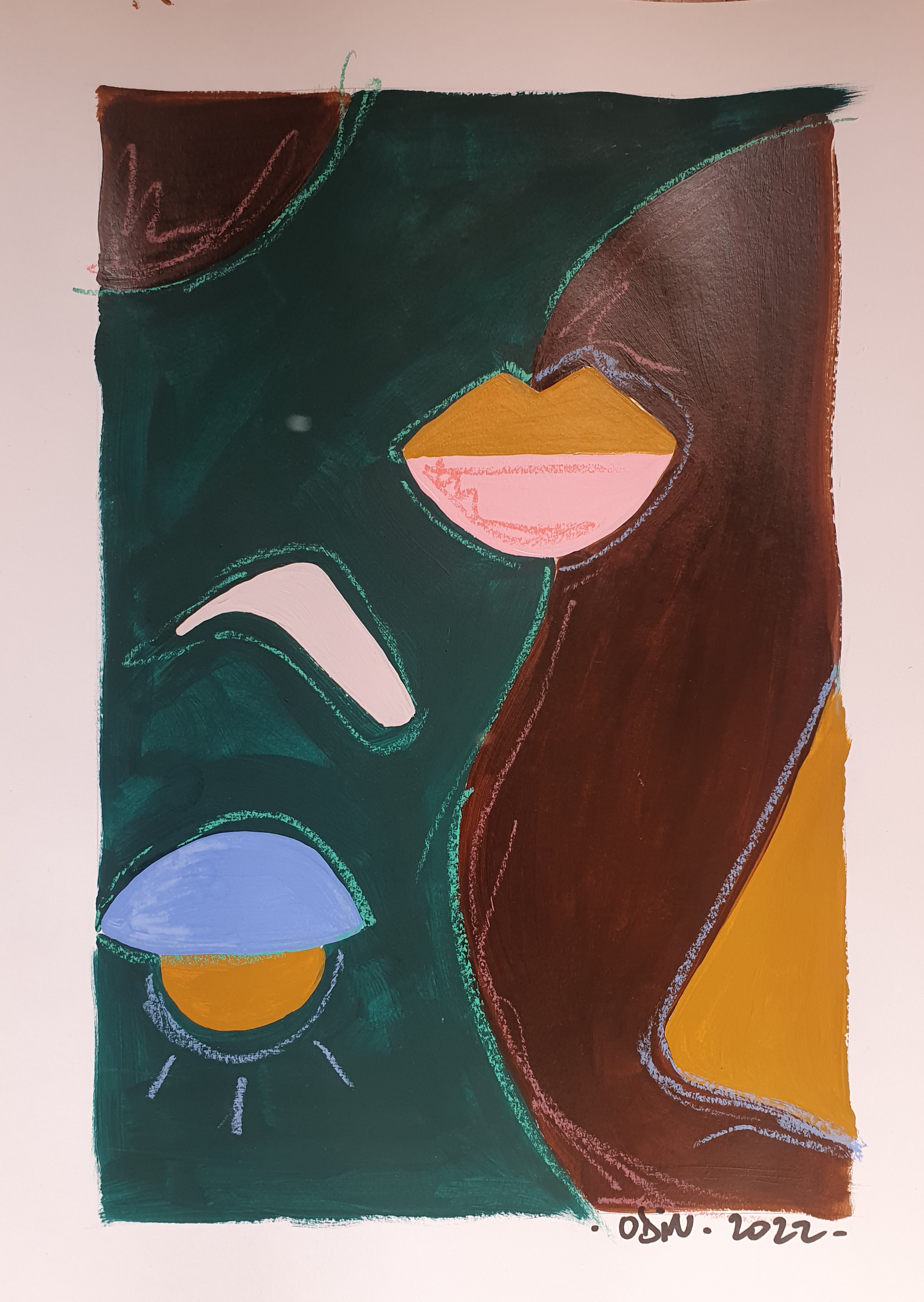 Odin Pigelet, Visage déstructuré #1 Odin Pigelet, Visage déstructuré #1