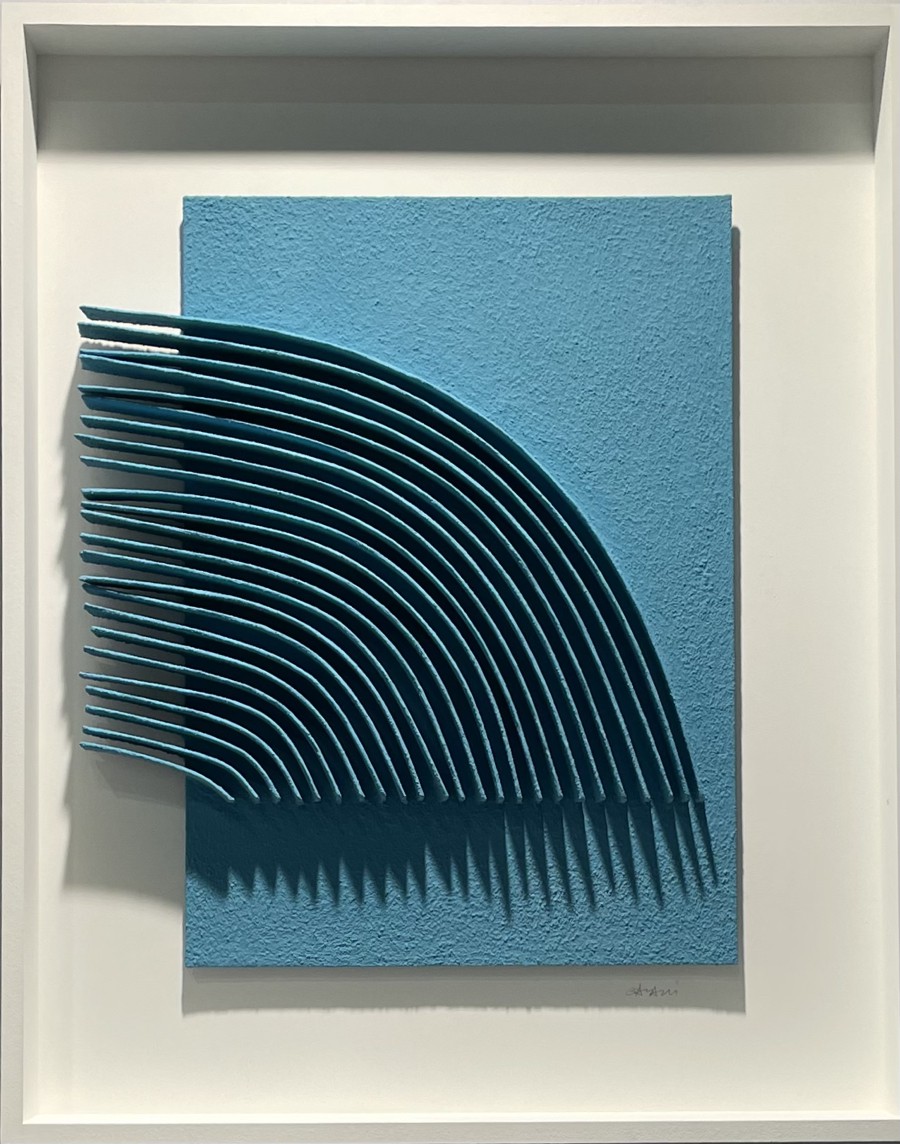 René Galassi, Calicots et pigments turquoises René Galassi, Calicots et pigments turquoises