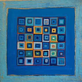 Bouteilles bleues