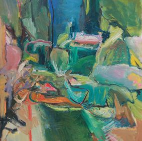 Peinture, Backyard, Ghada Jamal