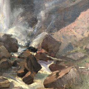 Eugène Gilliard, Cascade montagneuse Eugène Gilliard, Cascade montagneuse