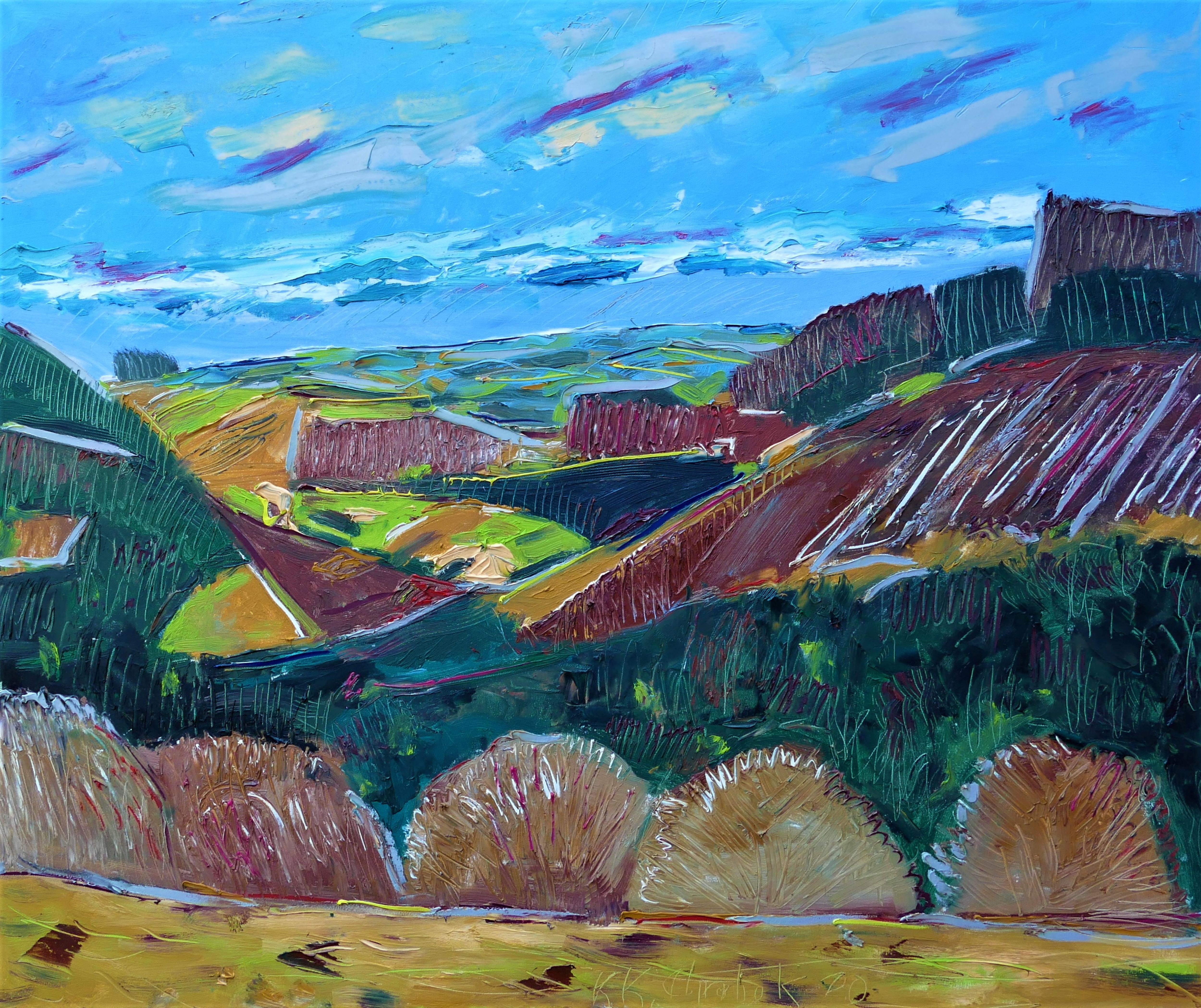 Karl-Karol Chrobok, Large winter panorama near Trambach Karl-Karol Chrobok, Large winter panorama near Trambach