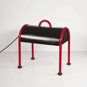 Ettore Sottsass, Vintage Suitcase Lamp Ettore Sottsass, Vintage Suitcase Lamp