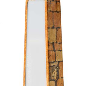 Piero Fornasetti, Obelisk Vintage Metal Lamp Piero Fornasetti, Obelisk Vintage Metal Lamp