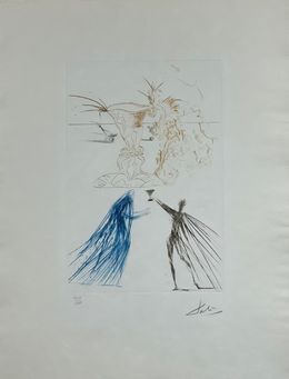 Tristan et Iseult- A- Frontpiece Tristan et Iseult, Salvador Dali