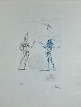 Tristan et Iseult- J- Les amants condamnés, Salvador Dali