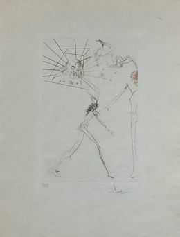 Tristan et Iseult- O- Les trois barons felons, Salvador Dali