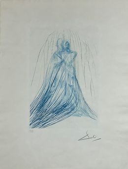 Tristan et Iseult- R- Iseult et Branguine, Salvador Dali