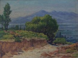 Painting, The High Road, Cornelius Salisbury