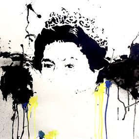 JP Malot, UK queen Elisabeth (splash on paper) JP Malot, UK queen Elisabeth (splash on paper)