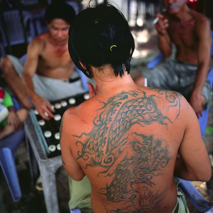 Eric Benard, Vietnam, Cantho, Tatouage Eric Benard, Vietnam, Cantho, Tatouage