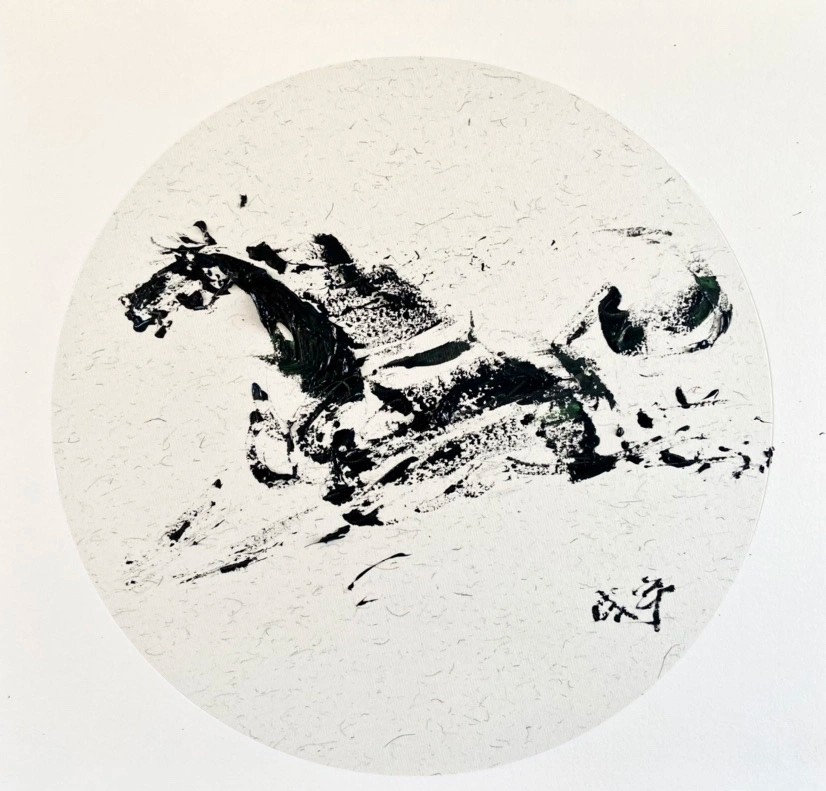 Chengyu Wang, Cheval noir I Chengyu Wang, Cheval noir I
