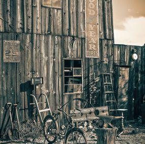 Fotografien, Sepia Old Barn, Jarmila Kostliva