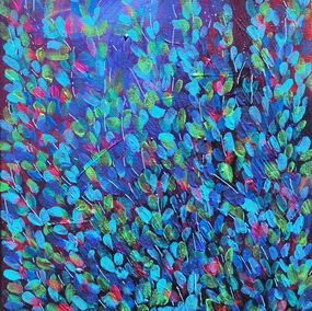 Gemälde, Blue smiles, Aasiri Wickremage