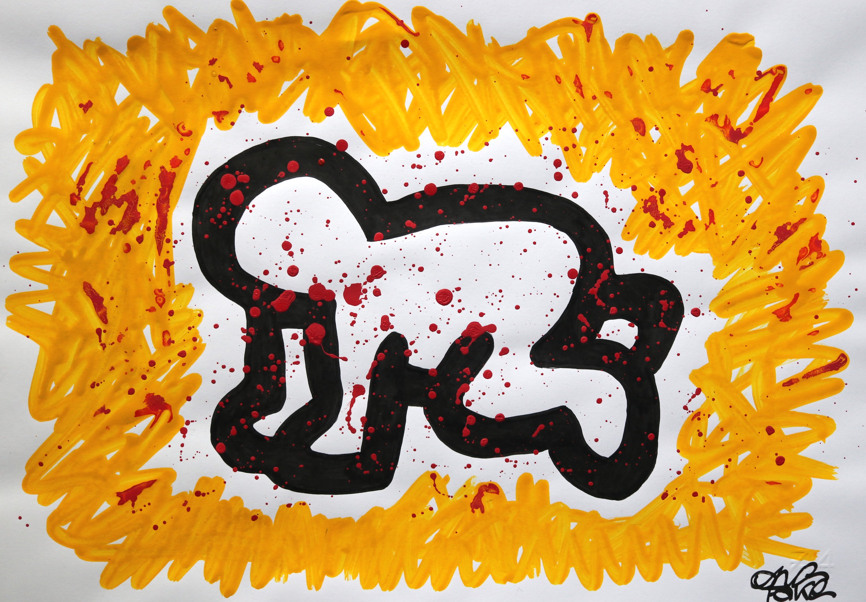 OneFake, Classic baby (a tribute to K. Haring) OneFake, Classic baby (a tribute to K. Haring)