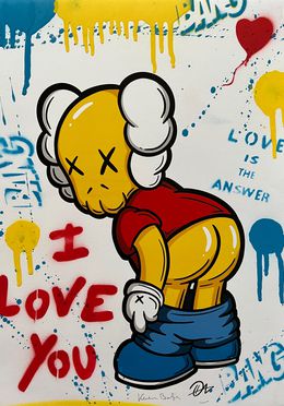 Bart "Kaws" Simpson x PopArt - I Love You NOT, Koen Betjes