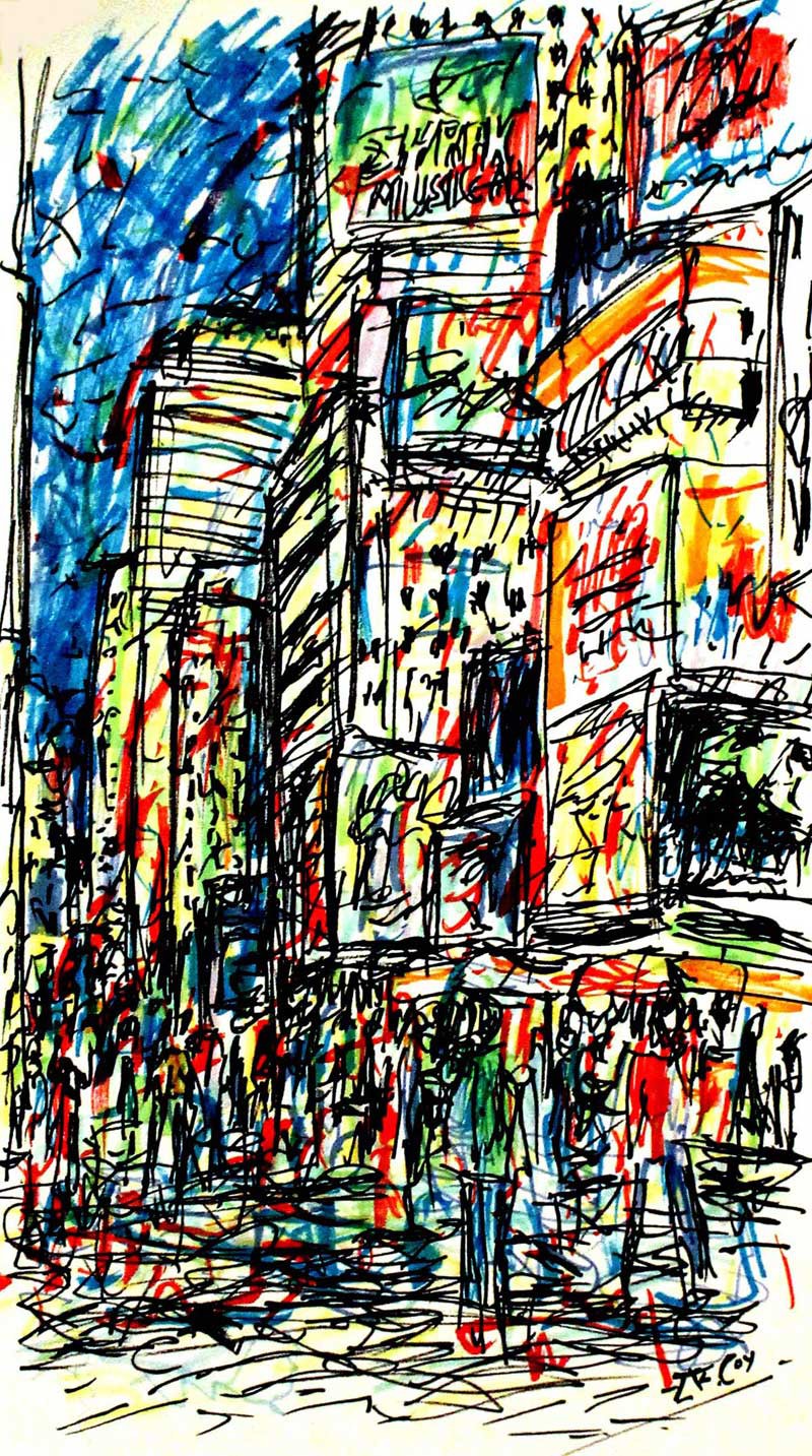 Kirstin McCoy, Times Square, New York City Kirstin McCoy, Times Square, New York City